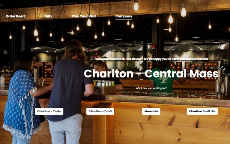 Tree House Brewing Company - Charlton website