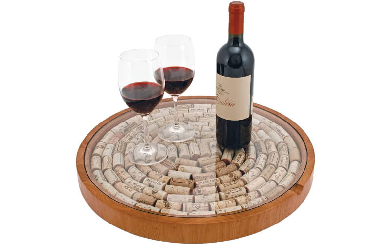 True Lazy Susan Display Cork Holder