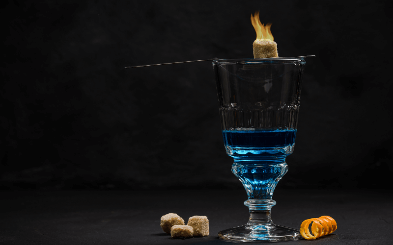 Czech method of serving absinthe