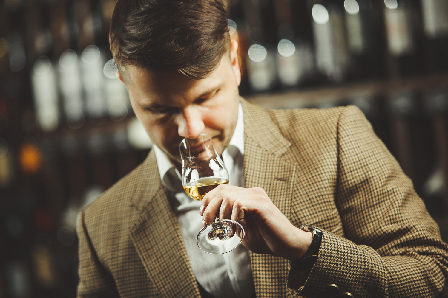 Smelling is the first step to appreciating whiskey