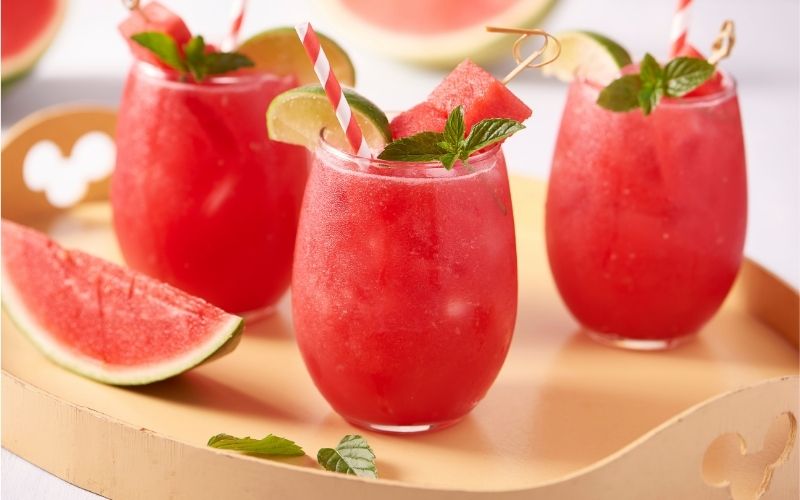 Watermelon and mint Prosecco