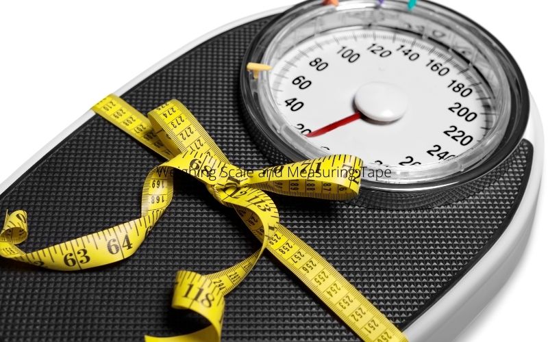 Weighing Scale and Measuring Tape