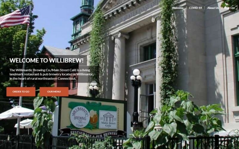 Willimantic Brewing Company website