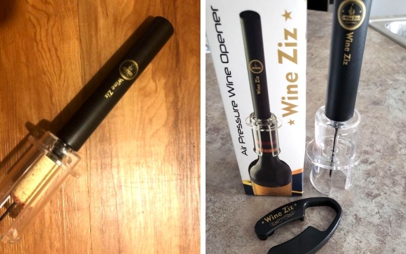 Wine Ziz Amazingly Simple Wine Opener with Foil Cutter Gift Set