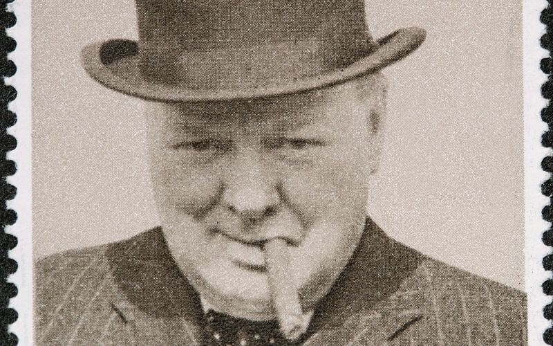 A photo of Winston Churchill