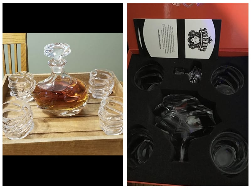 Ashcroft 5-Piece Everest Whiskey Decanter Set Customer Review