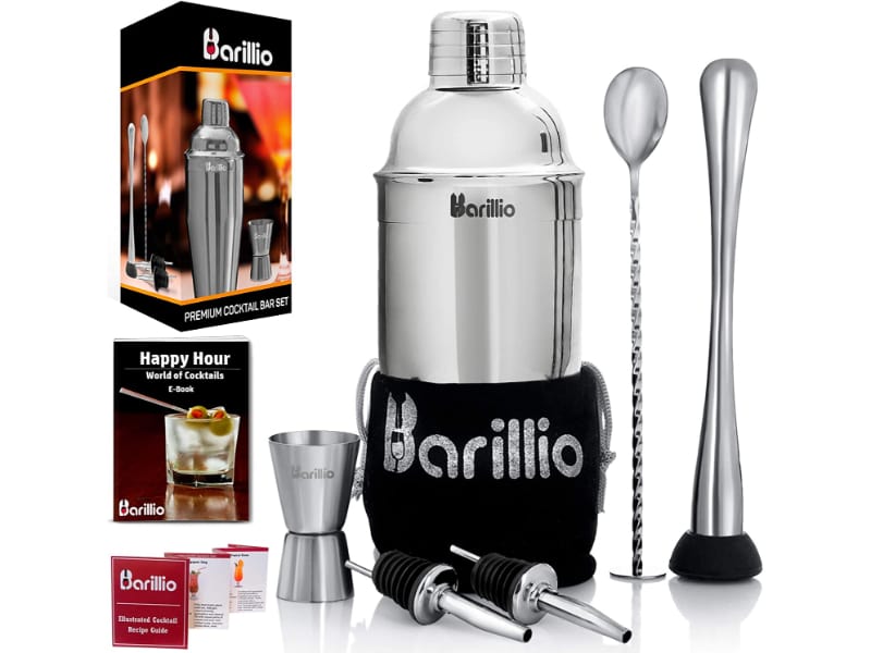 Barillio Cocktail Shaker Bartending Kit