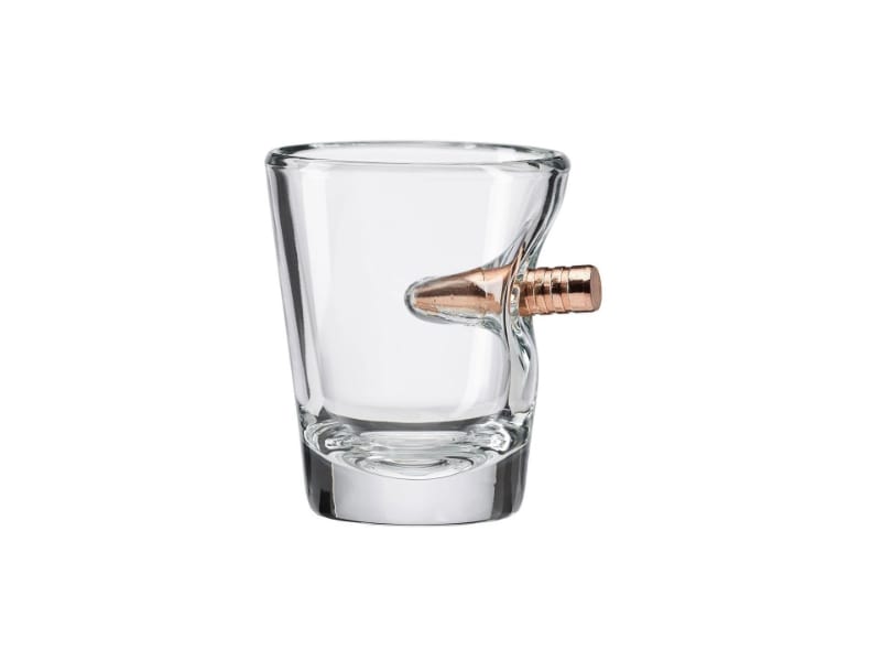 BenShot Shot Glass with Real Bullet