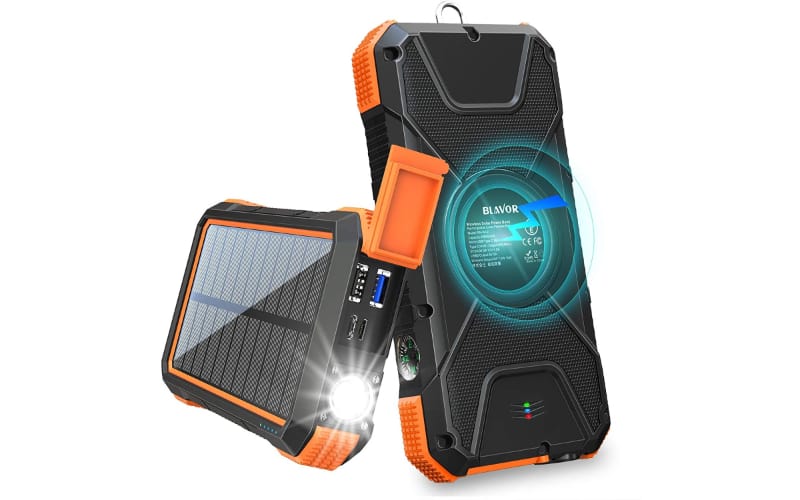 BLAVOR Solar Charger Power Bank