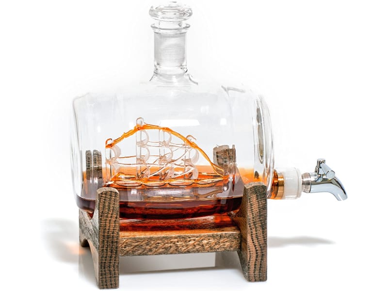 Bourbon Barrel Liquor Decanter