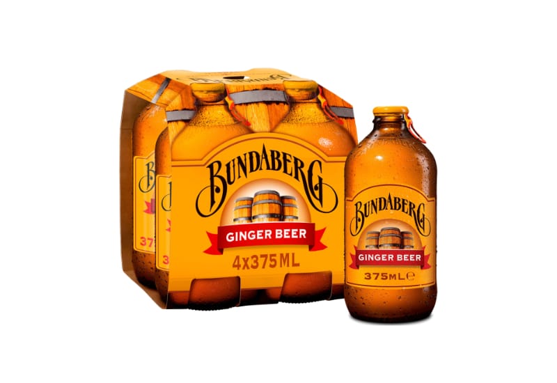 A pack of Bundaberg’s ginger beer