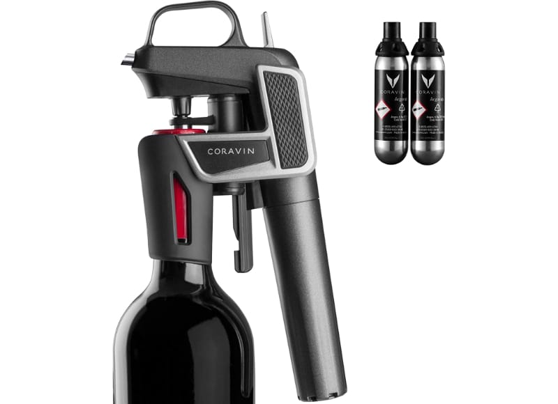 Coravin Wine Preservation System Model Two Premium, Includes 2 Argon Capsules