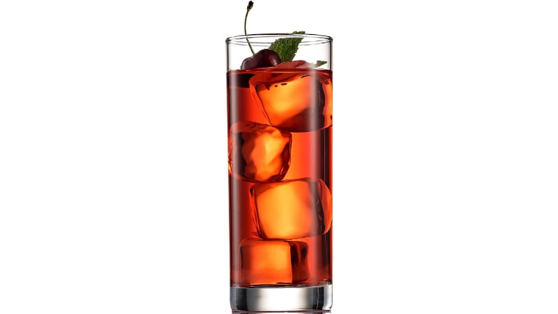 Cranberry Cocktail in a Highball Glass
