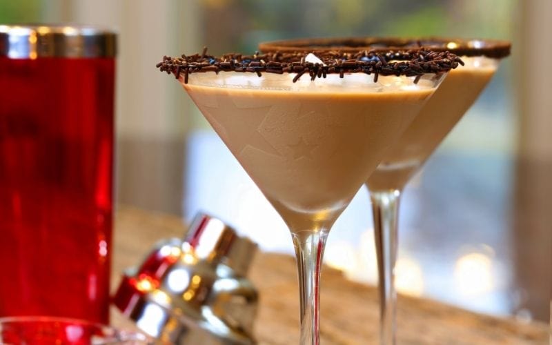 Dark Chocolate Malted Martini