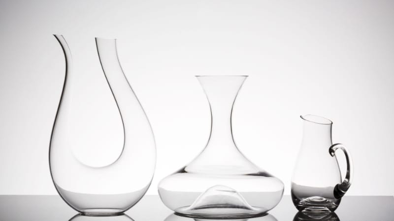 Different kinds of decanters