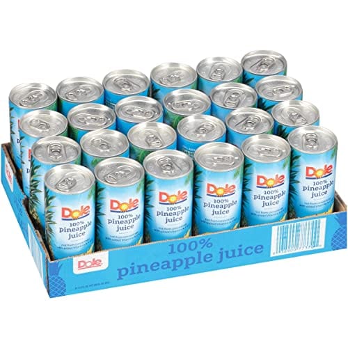 Dole? 100% Pineapple Juice - 8.4 Fl Oz (Pack of 24)