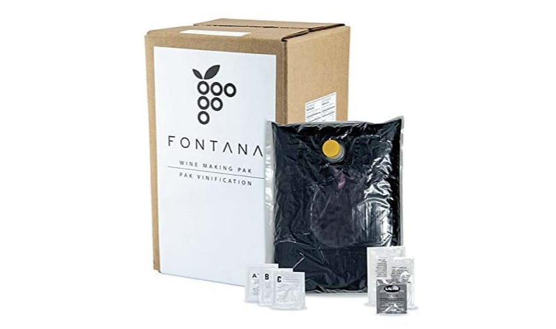 FontanaWine Home Brewing Kit, California Shiraz