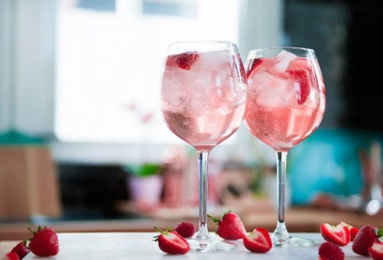 Pink Gin Fizz - Image by keeprecipes.com