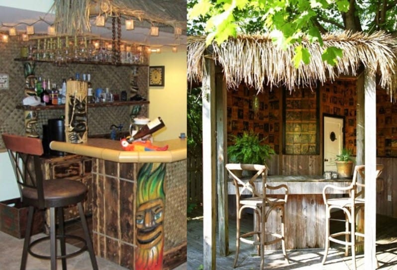 Classic Tiki Bar - Image by Beachfrontdecor.com