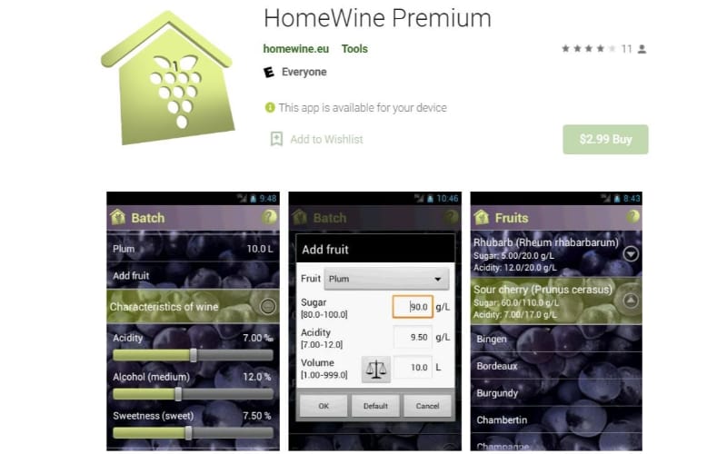 HomeWine Premium App review