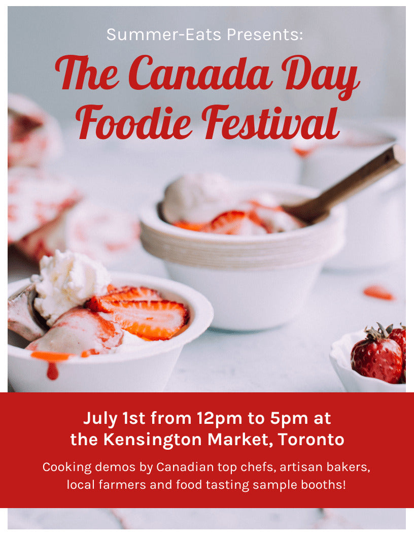 Foodie festival restaurant flyer idea