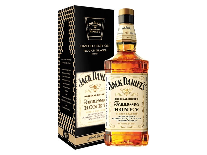 Jack Daniel's Tennessee Honey Whiskey with box