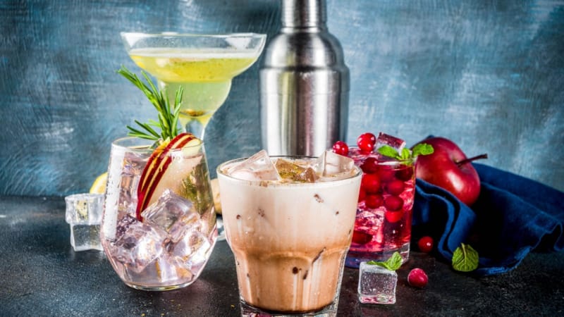 Kahlua cocktail with various ingredients