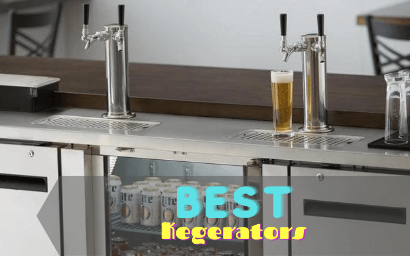 Best Kegerators in kitchen background 