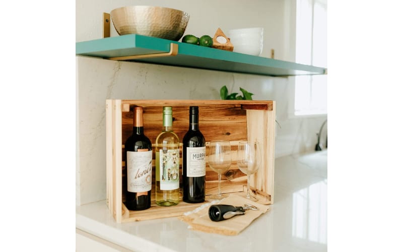 Large Wooden Wine Crate