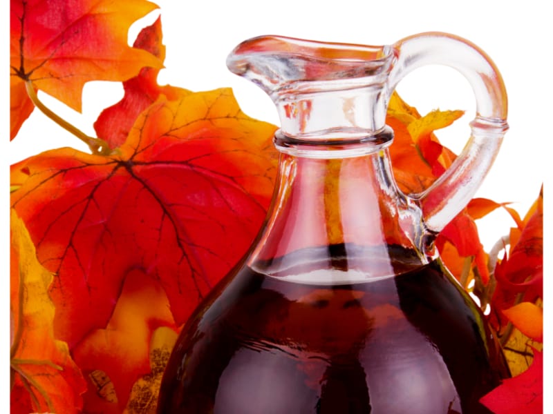 Maple mead in a pitcher