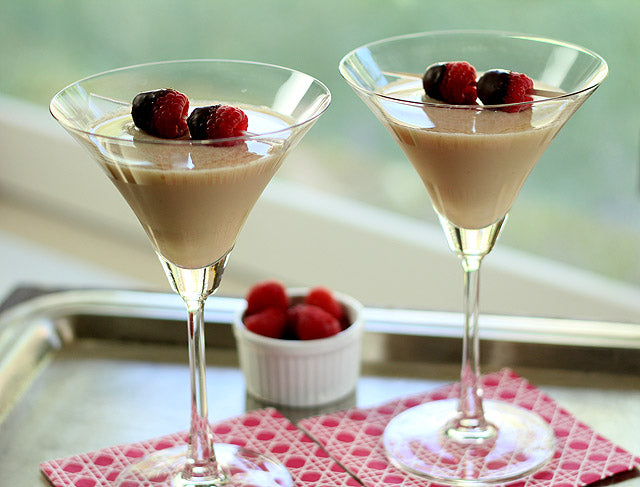 Raspberry Chocolate Cheesecake Martini: Dessert in a Glass