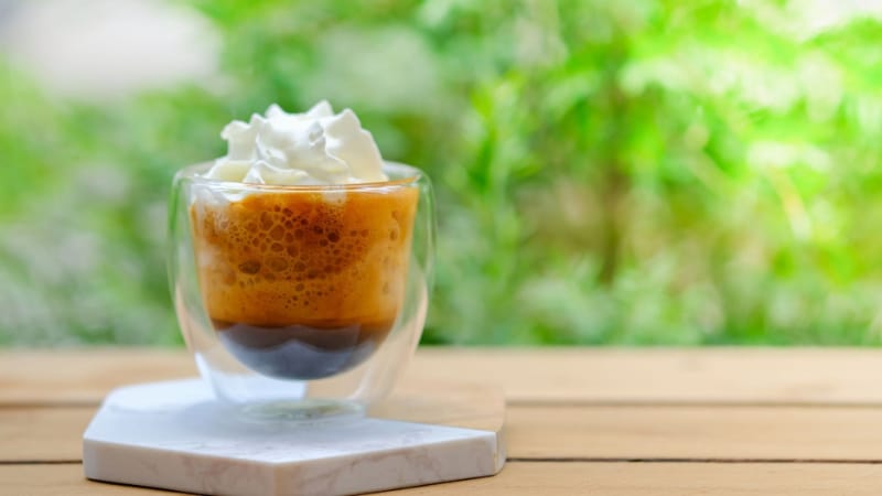 Mexican Coffee with whipped cream