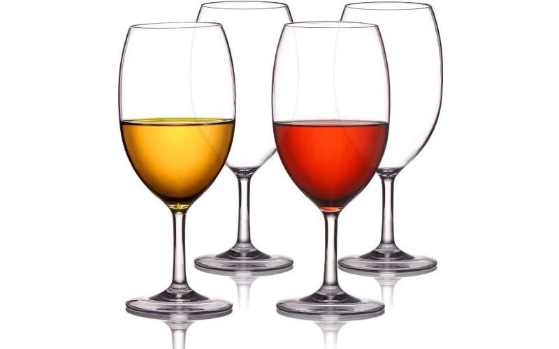 MICHLEY Unbreakable Wine Glasses