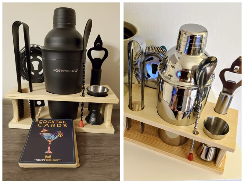 Modern Mixology Cocktail Shaker Set with Stand Set Customer Review