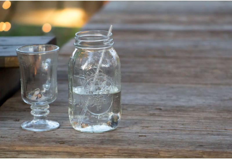 Moonshine in a mason jar