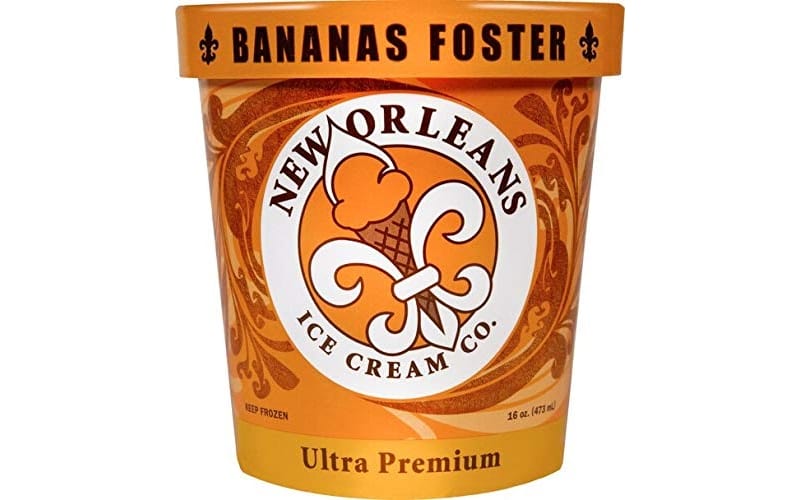 New Orleans Ice Cream Co. Bananas Foster