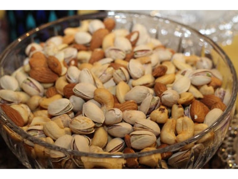 Bunch of peanuts in a bowl