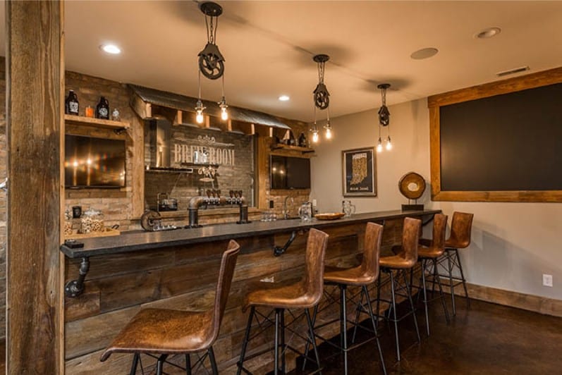 Old West Rustic Bar - Image by Havenhome.me