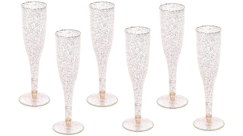 Oojami Plastic Champagne Flutes