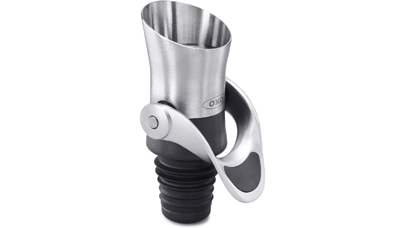 OXO 11136400 Steel Wine Stopper and Pourer