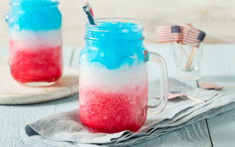 Patriotic Berry Slushy