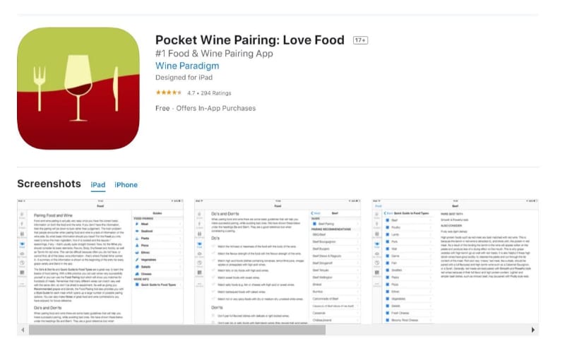  Pocket Wine app