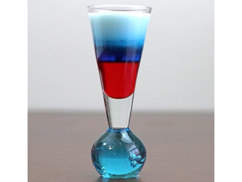 Red White and Blue Cocktail - Image by mixthatdrink.com