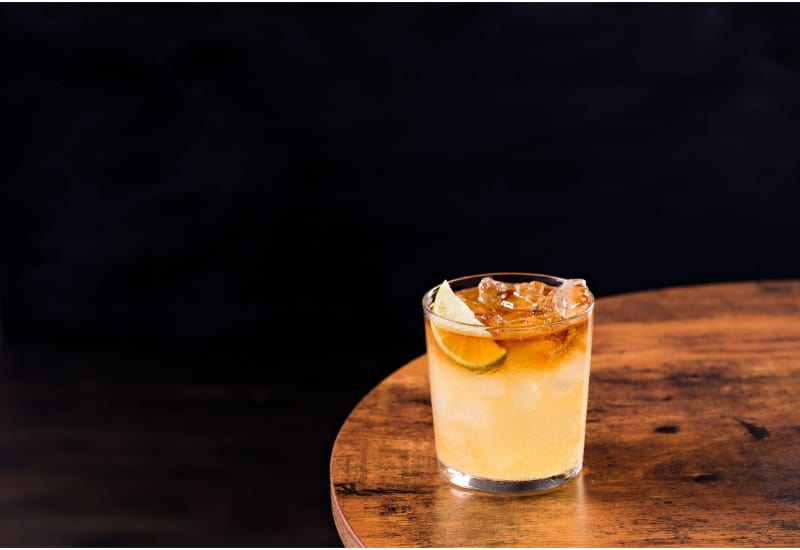 Refreshing Dark and Stormy Cocktail