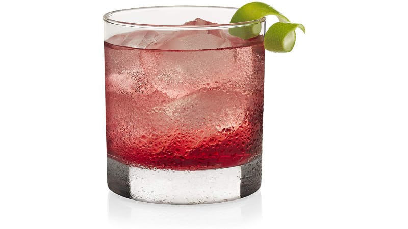 Boozy Cranberry Cocktail in a Rocks Glass