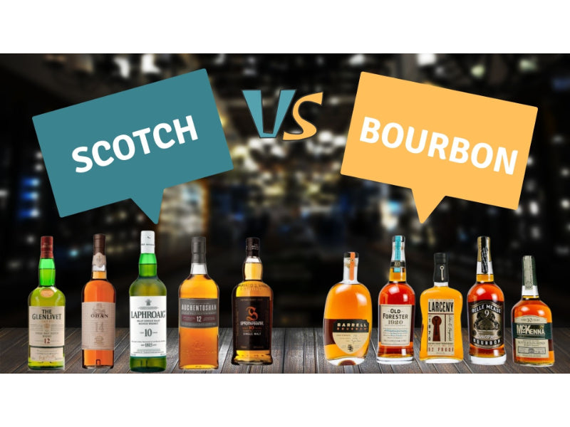 The difference between scotch vs bourbon