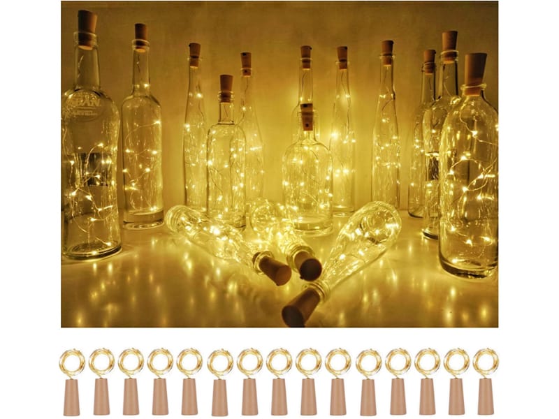 Smiling Town Wine Bottle Lights