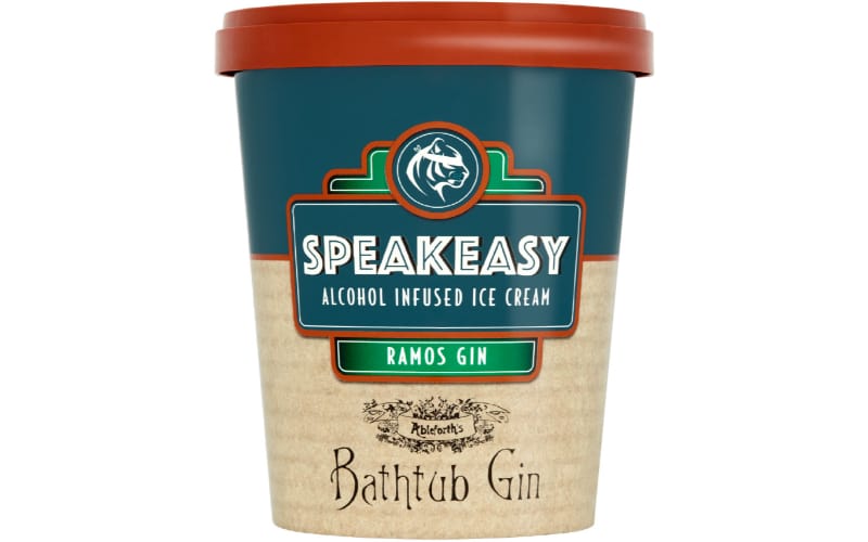 Speakeasy Bathtub Gin Boozy Ice Cream