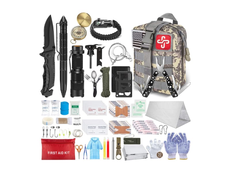 TAIMASI 152-Piece Survival Kit 