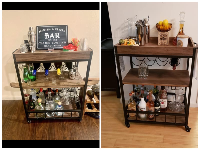 Tayene Bar & Wine Serving Cart review